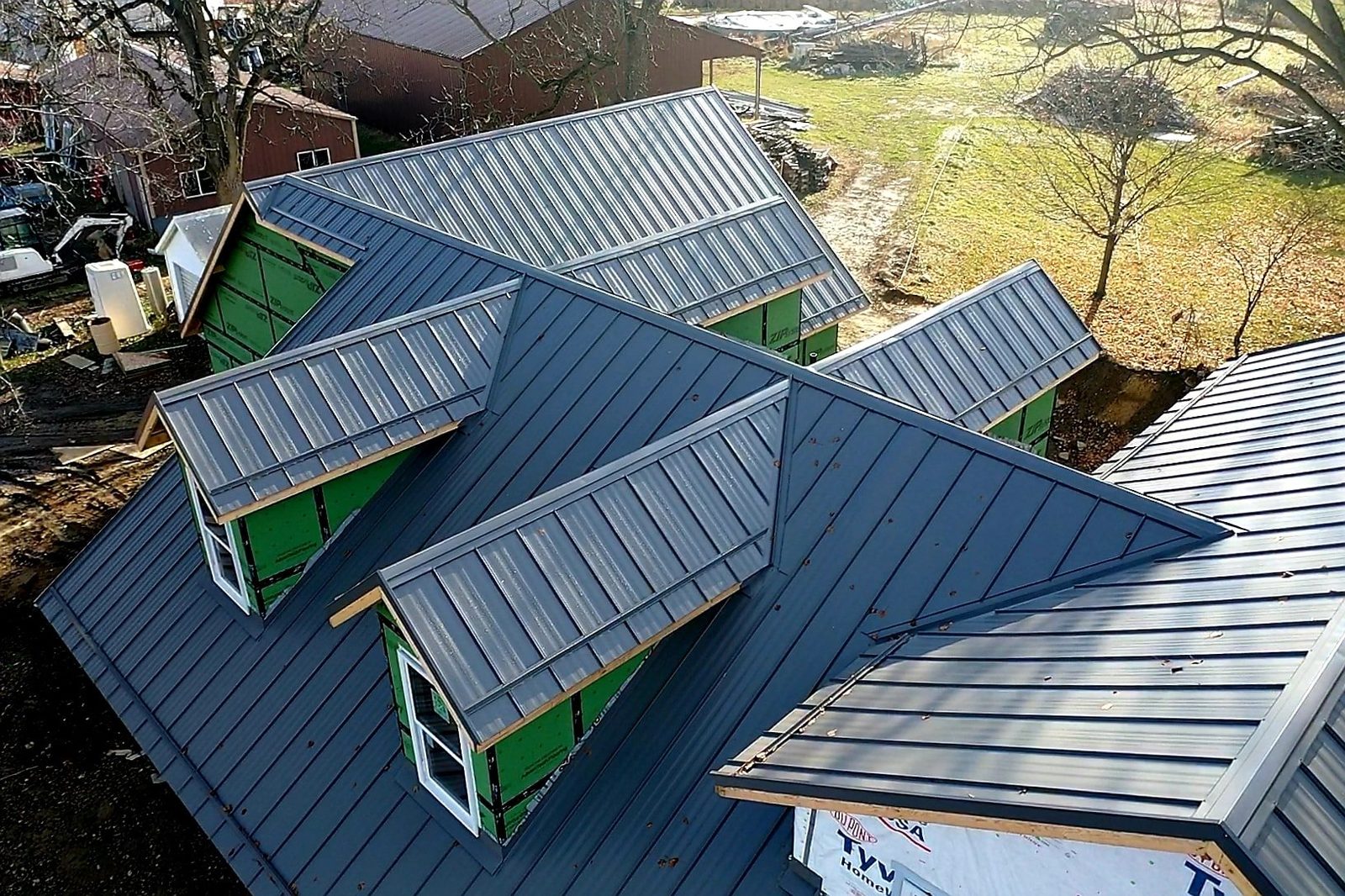 Aerial Charcoal Masterlok 100 concealed fastener install near Goshen